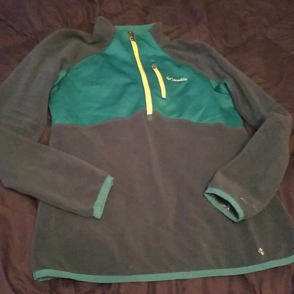 《Columbia Quarter zip omni heat sweater》